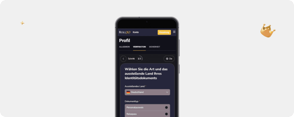 Verifizierung im Casino