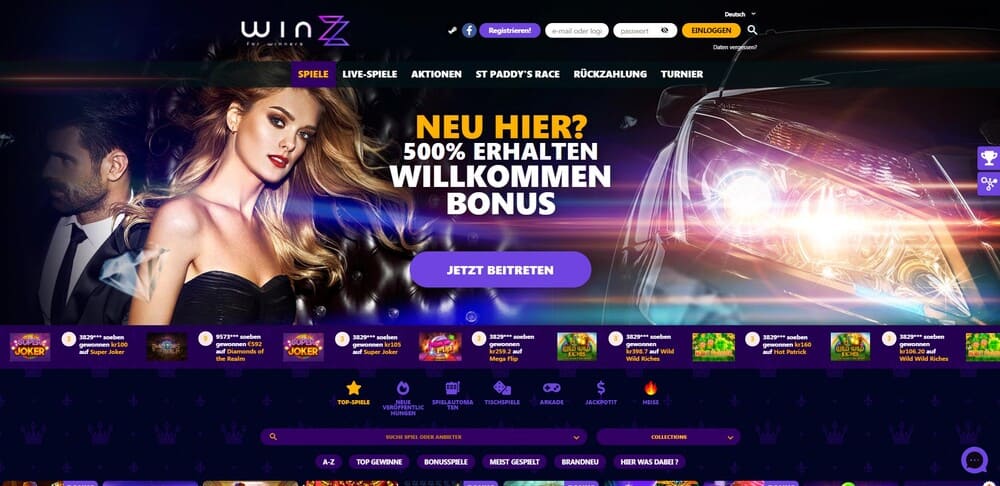 Winzz Casino – Erfahrungen & Testbericht 2025