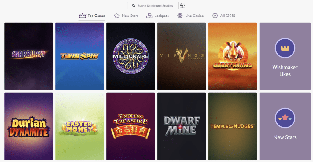 Wishmaker Casino Erfahrungen – Test & Bewertung 2025