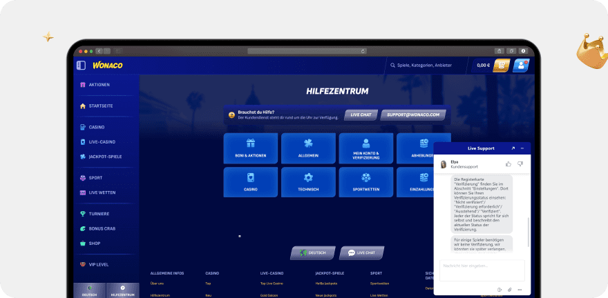 Wonaco Casino – Erfahrungen & Testbericht 2025