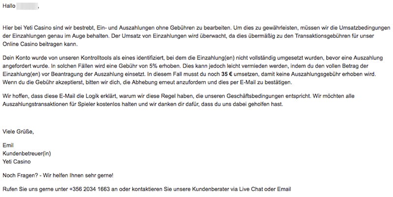 Yeti Casino Erfahrungen – Test & Bewertung 2026