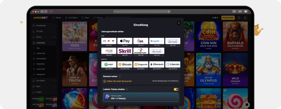 Amonbet Casino – Erfahrungen & Testbericht 2026