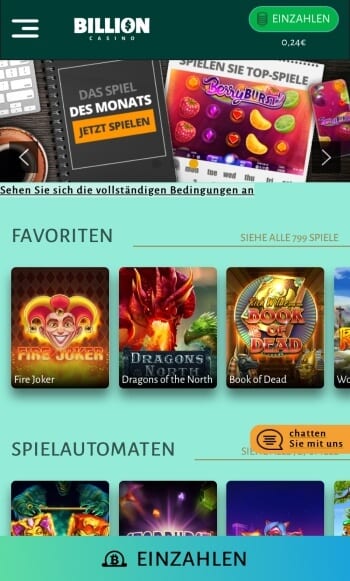 Billion Casino Erfahrungen – Test & Bewertung 2025