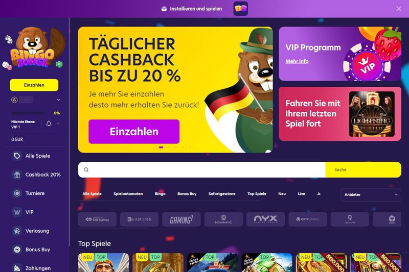 BingoBonga Casino – Erfahrungen & Testbericht 2025