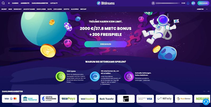 Bitdreams Casino – Erfahrungen & Testbericht 2025