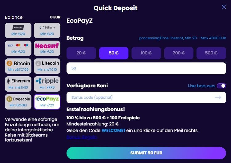 Bitdreams Casino – Erfahrungen & Testbericht 2025