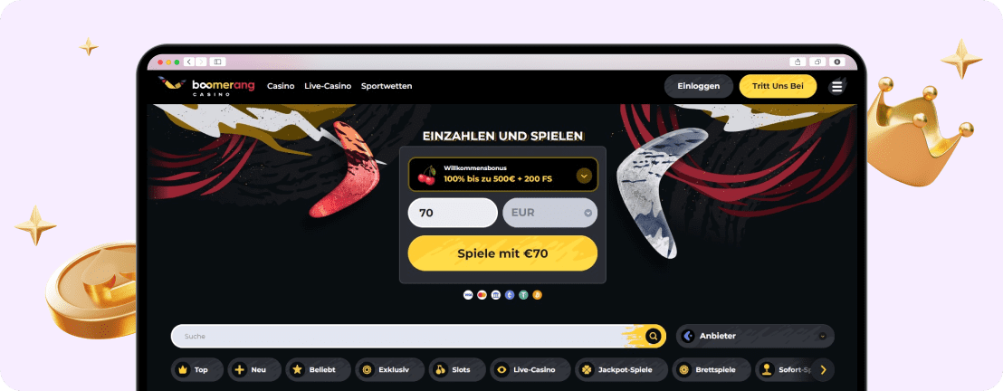 Boomerang Casino Unsere Erfahrungen & Bewertung 2024