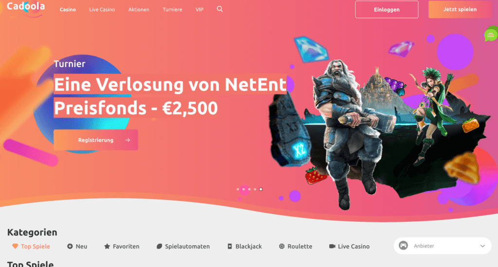 Cadoola Casino Erfahrungen – Test & Bewertung 2025