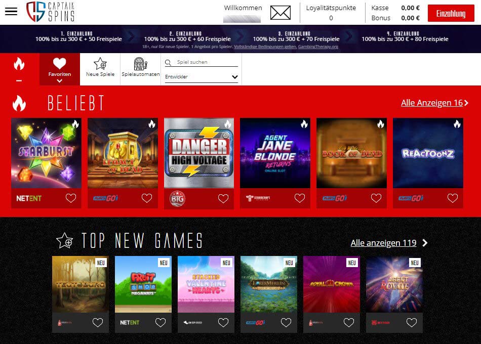 Captain Spins – Erfahrungen & Testbericht 2026