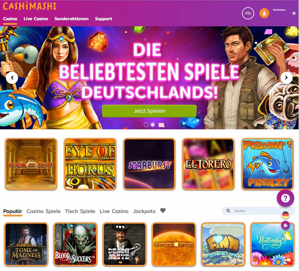 Cashimashi Casino Erfahrungen – Test & Bewertung 2025