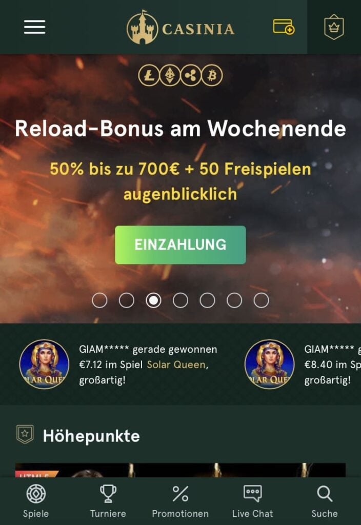 Casinia Casino – Erfahrungen & Testbericht 2025