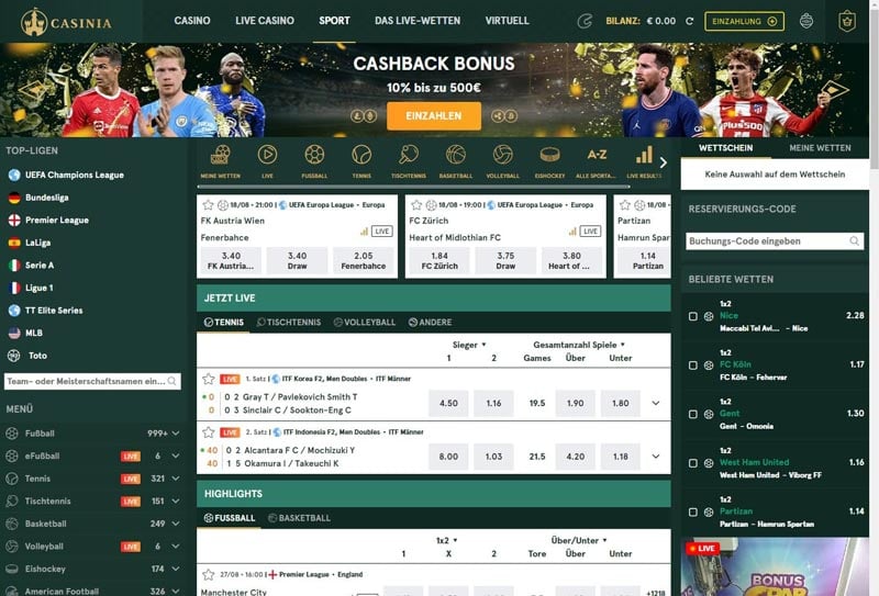 Casinia Casino – Erfahrungen & Testbericht 2025