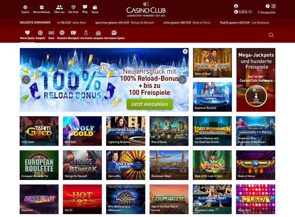 CasinoClub Erfahrungen – Test & Bewertung 2025