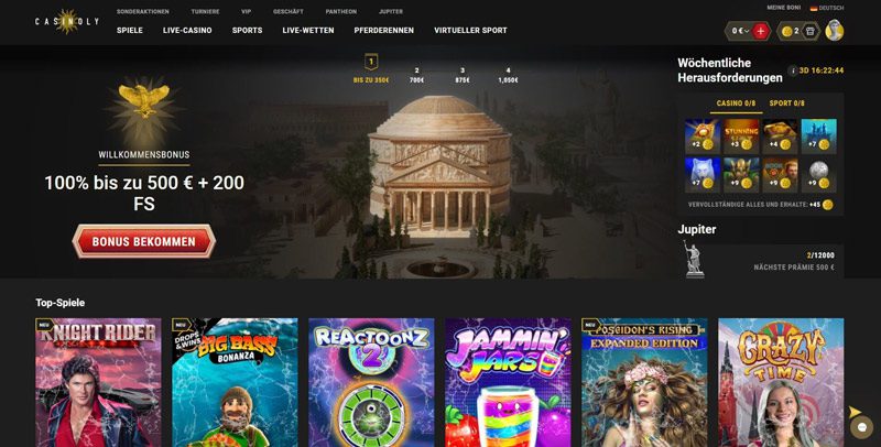 Casinoly – Erfahrungen & Testbericht 2025