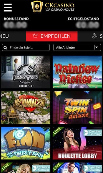 CKCasino Erfahrungen – Test & Bewertung 2025