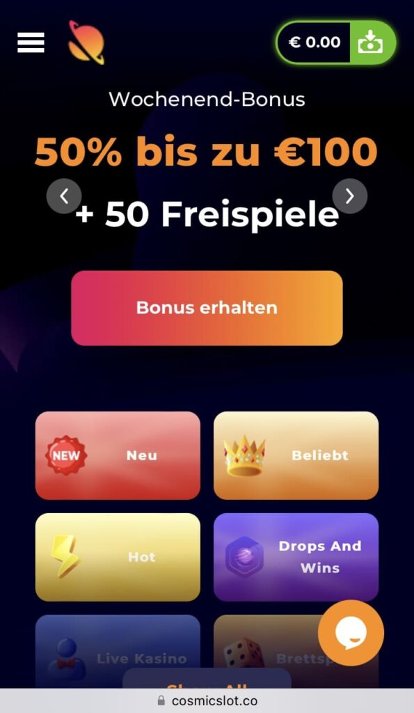 CosmicSlot Casino – Erfahrungen & Testbericht 2025