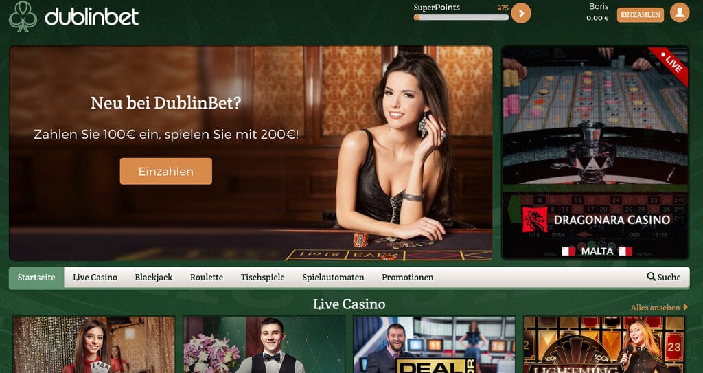 DublinBet Casino Erfahrungen 2025 – Test, Bonus & Bewertung