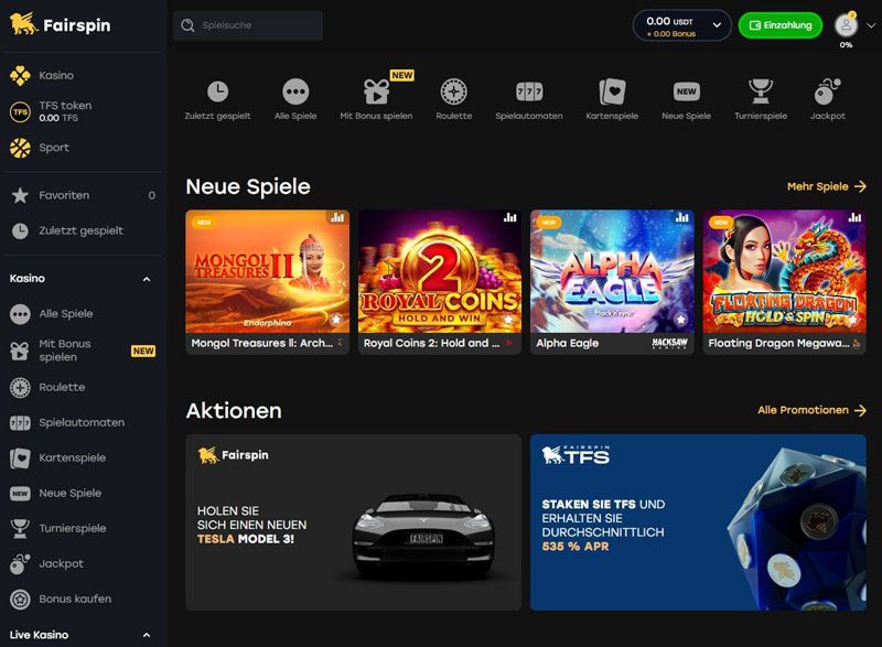 Fairspin Casino – Erfahrungen & Testbericht 2025