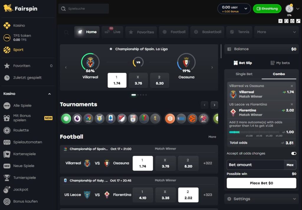 Fairspin Casino – Erfahrungen & Testbericht 2025