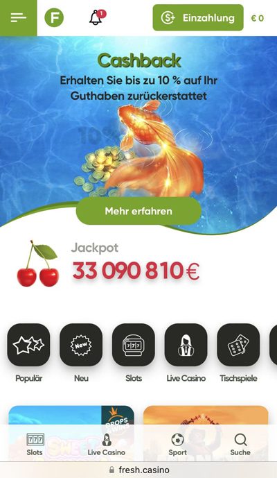 Fresh Casino – Erfahrungen & Testbericht 2025