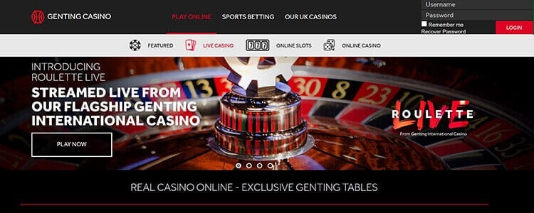 Genting Live Casino Startseite