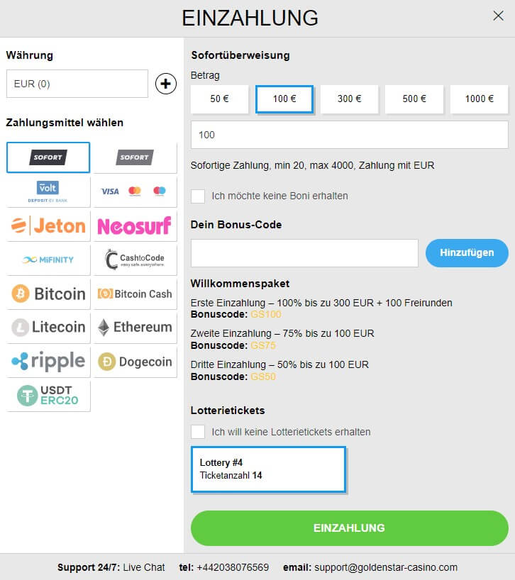 Golden Star Casino – Erfahrungen & Testbericht 2025