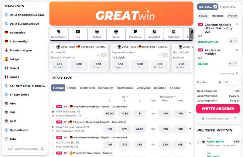Greatwin Casino – Erfahrungen & Testbericht 2025