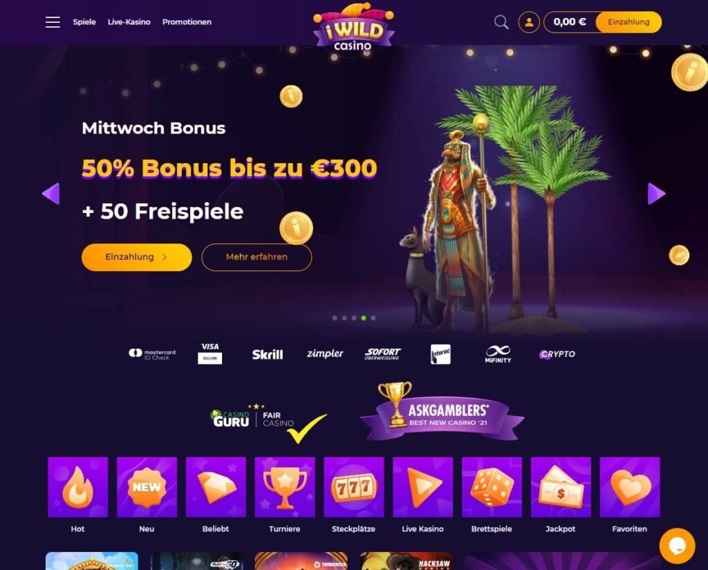 iWildCasino – Erfahrungen & Testbericht 2025