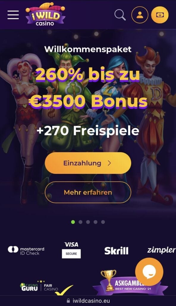 iWildCasino – Erfahrungen & Testbericht 2025