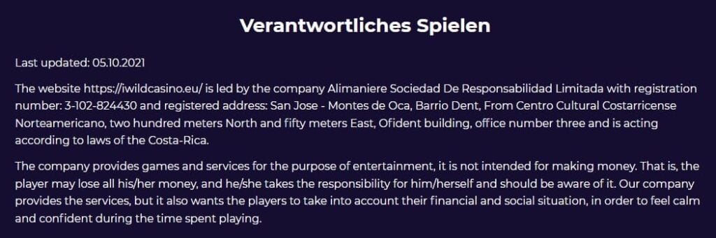 iWildCasino – Erfahrungen & Testbericht 2025