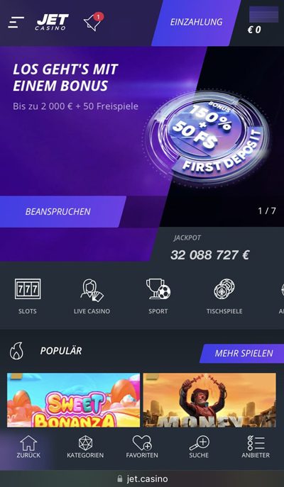 Jet Casino – Erfahrungen & Testbericht 2025