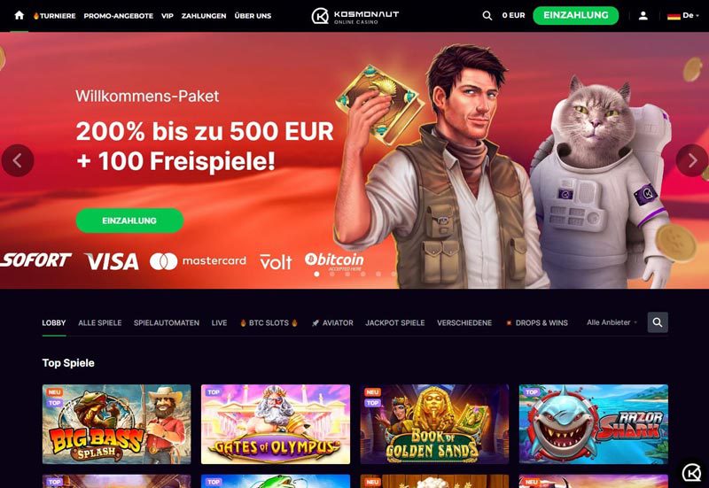 Kosmonaut Casino – Erfahrungen & Testbericht 2025