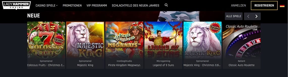 Lady Hammer Casino Erfahrungen – Test & Bewertung 2025