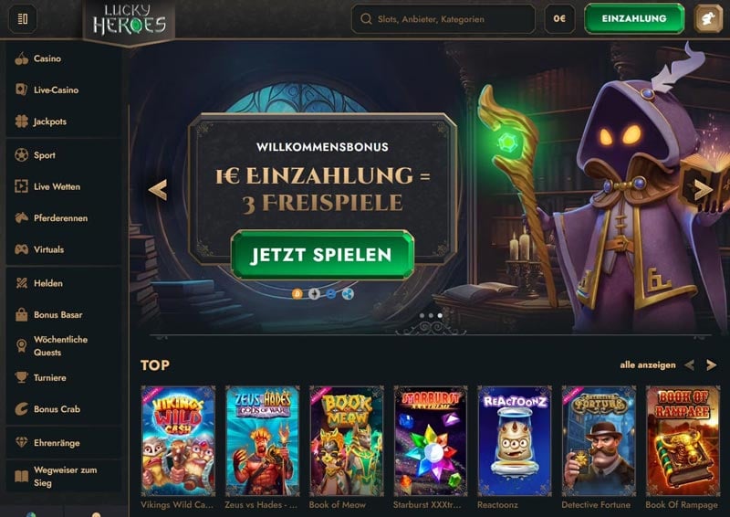 Lucky Heroes – Erfahrungen & Testbericht 2025