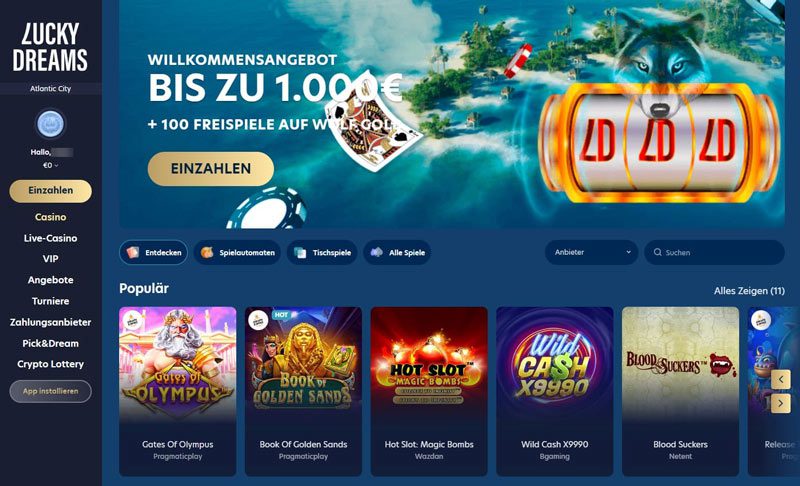 LuckyDreams – Erfahrungen & Testbericht 2025