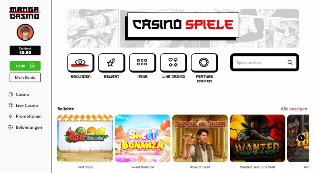 casino manga