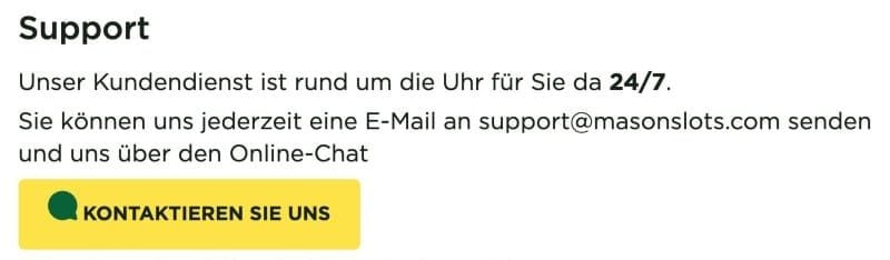 Mason Slots – Erfahrungen & Testbericht 2025