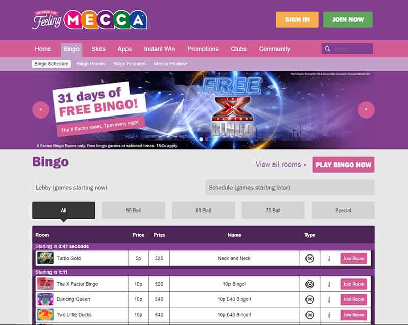Mecca Bingo Erfahrungen – Test und Bewertung 2025
