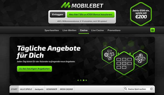 Mobilebet Casino Erfahrungen – Test & Bewertung 2025