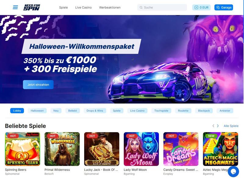 NeedforSpin Casino – Erfahrungen & Testbericht 2025