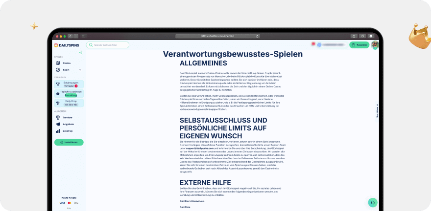 Dailyspins Casino – Erfahrungen & Testbericht 2025