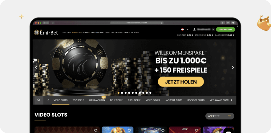 EmirBet Casino – Erfahrungen & Testbericht 2025