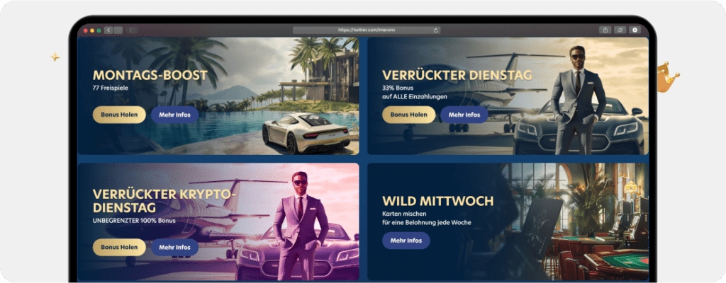 Screenshot: Lucky Dreams Bonus - Bestandskunden-Bonus