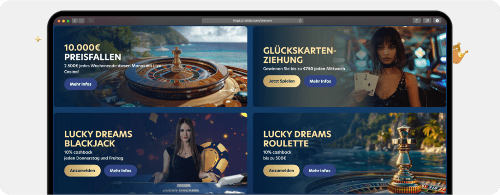 Screenshot: Lucky Dreams Bonus - Bestandskunden-Bonus 3