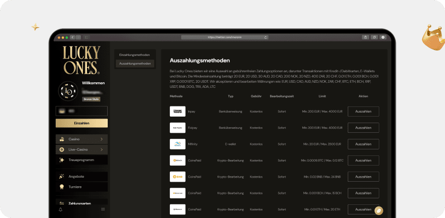 Lucky Ones Casino – Erfahrungen & Testbericht 2025