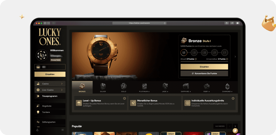 Lucky Ones Casino – Erfahrungen & Testbericht 2025