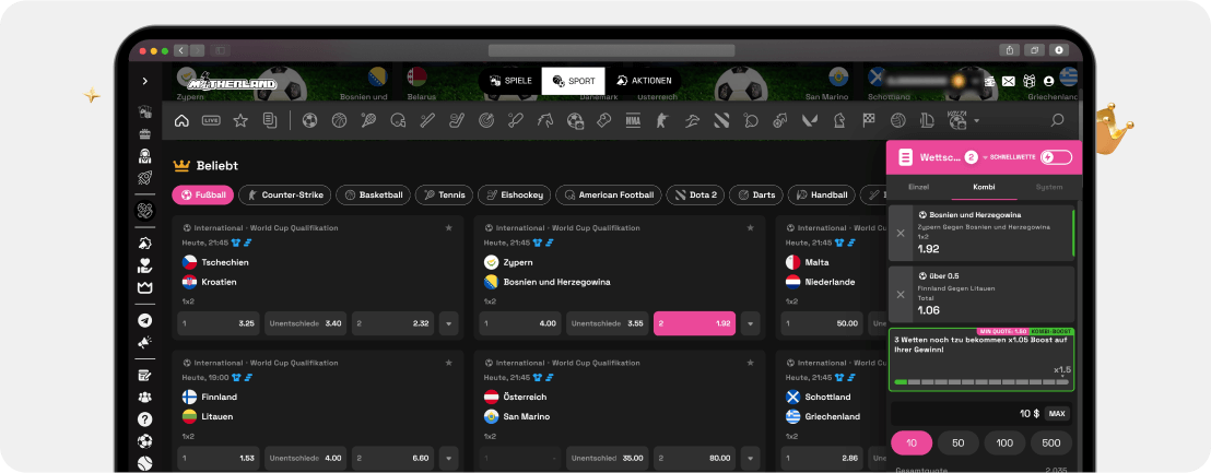 Motherland Casino – Erfahrungen & Testbericht 2026