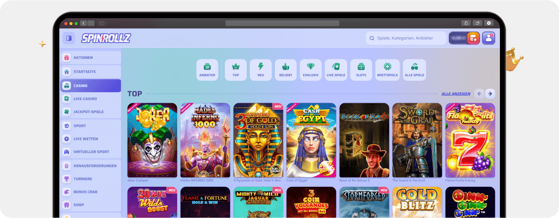 Spinrollz Casino – Erfahrungen & Testbericht 2025