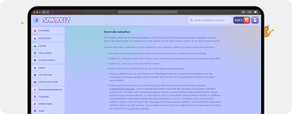 Spinrollz Casino – Erfahrungen & Testbericht 2025
