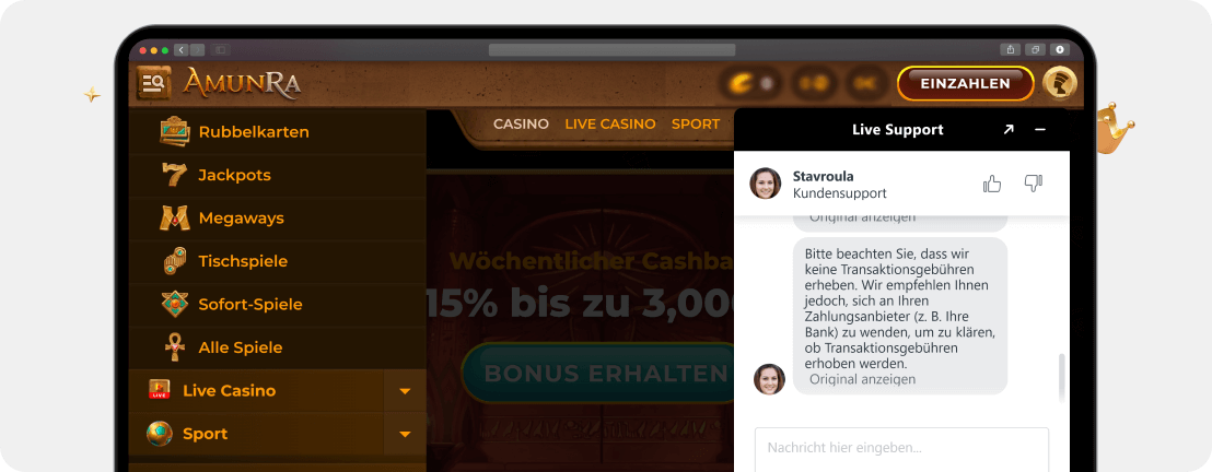 AmunRa Casino Erfahrungen – Test & Bewertung 2025